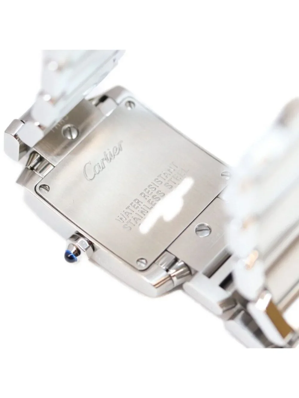 Cartier SS Tank Francaise SM Watch